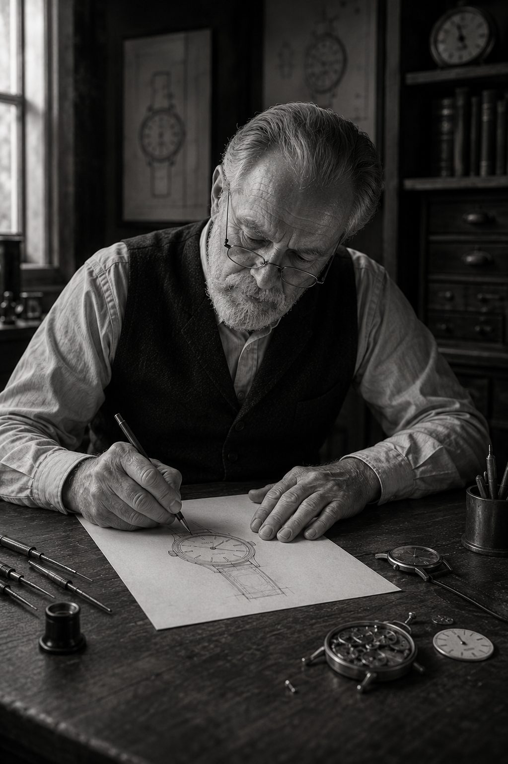 Maxim Morre — the founder at his atelier bench